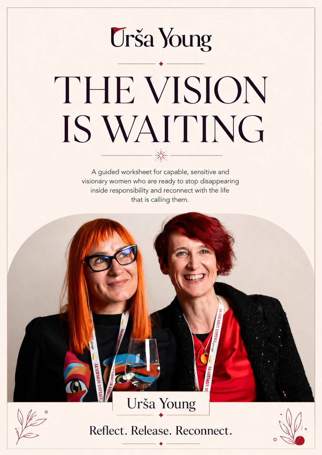 The Vision is Waiting worksheet cover
